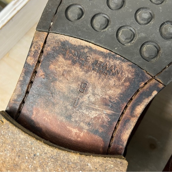 Cole Haan Brown Leather Oxfords - Picture 7 of 12